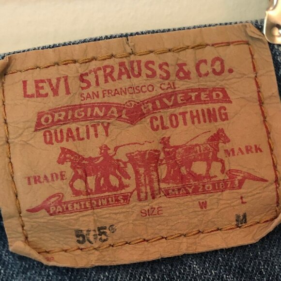 Levi's 505 jeans--nouveau low straight--sz 8 - Picture 8 of 13
